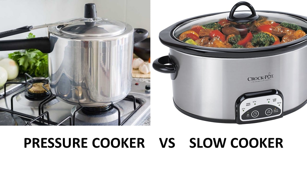 pressure cooker vs slow cooker