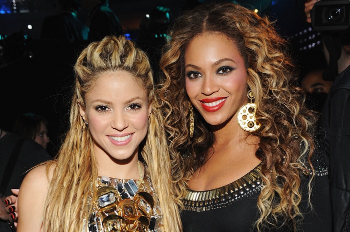 Shakira and Beyonce