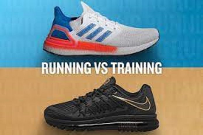 training vs running shoe