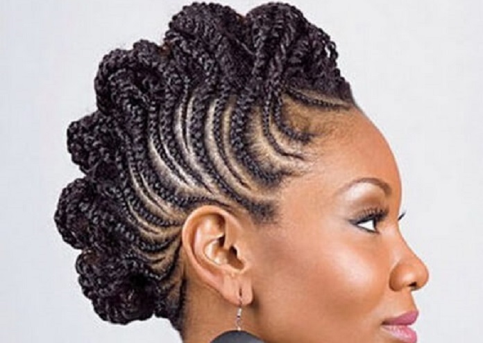 Elegant Twists, Natural and Braided Updo Hairstyles